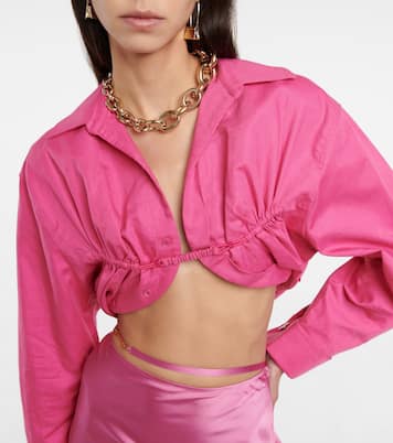 Cropped-Top La Chemise Machou | Jacquemus