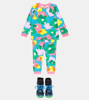 Printed cotton sweatshirt and pants set | Stella McCartney Kids
