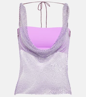 Verziertes Top aus Mesh | Giuseppe di Morabito