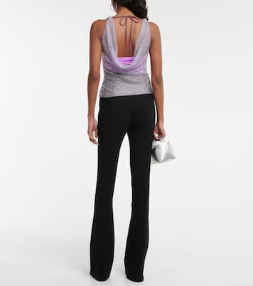 Verziertes Top aus Mesh | Giuseppe di Morabito