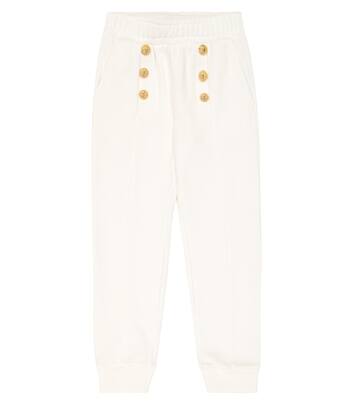 Embellished cotton sweatpants | Balmain Kids