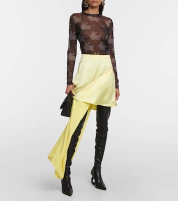 Overknee-Stiefel Chain aus Leder | JW Anderson