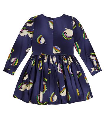 Tempo printed cotton-blend dress | Morley