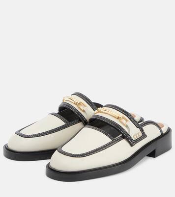Bacall leather loafers | Zimmermann