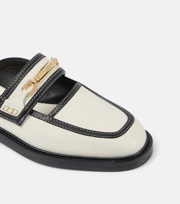 Bacall leather loafers | Zimmermann