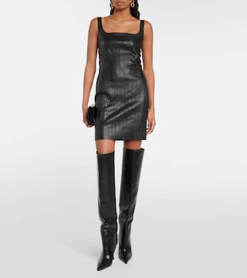 Nino leather minidress | Stouls