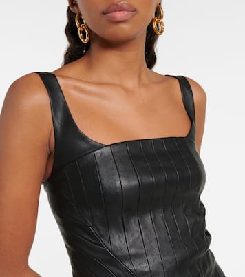 Nino leather minidress | Stouls