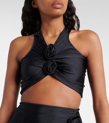 Verziertes Cropped-Top aus Jersey | Coperni