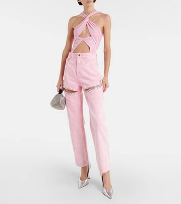 Verzierte Straight Jeans | Area