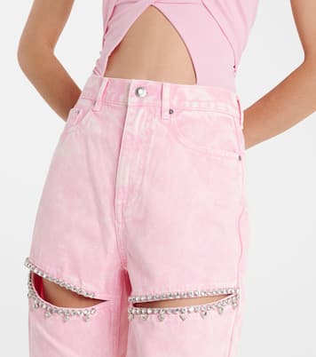 Verzierte Straight Jeans | Area