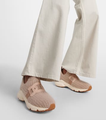 Sneakers Kate aus Strick mit Leder | Tod's