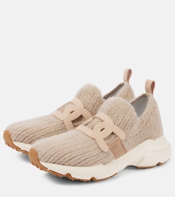 Sneakers Kate aus Strick mit Leder | Tod's