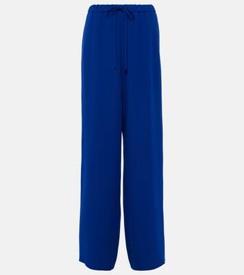 Weite High-Rise-Hose aus Cady Couture | Valentino