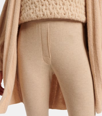 Leggings Cocooning in cashmere a coste | Loro Piana