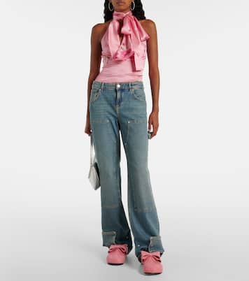 Le Cadeau embellished suede clogs | Mach & Mach