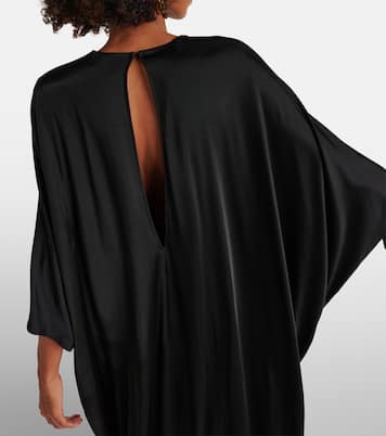 Gathered satin jersey kaftan | Tom Ford