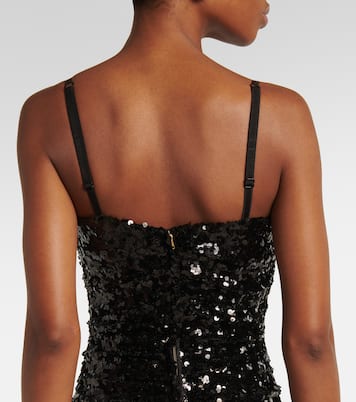 Robe midi à sequin | Dolce&Gabbana