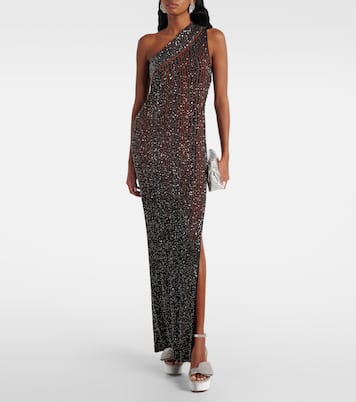 Plateausandalen 70 aus Samt | Gianvito Rossi