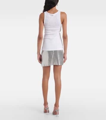 Camiseta de algodón semitransparente | Rabanne