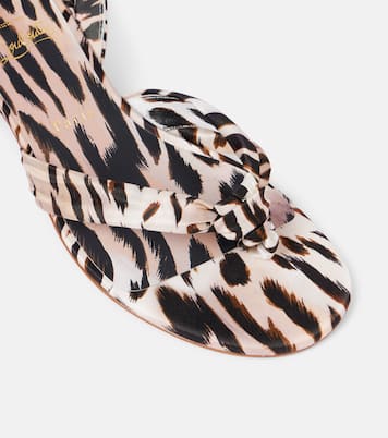 Pyra Du Desert 30 crêpe satin sandals | Christian Louboutin