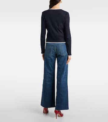 Wilmer cotton-blend cardigan | Veronica Beard