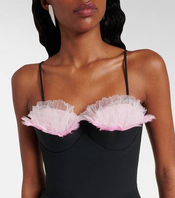 Robe à plumes  | David Koma