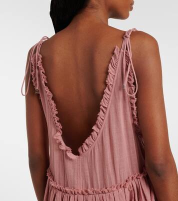 Ruffled cotton gauze minidress | The Attico