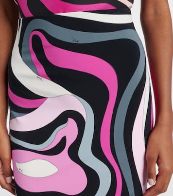 High-Rise-Maxirock Marmo | Pucci