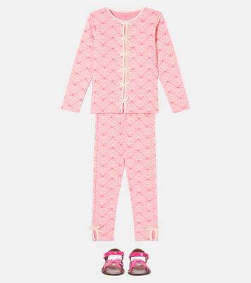 Ella cotton-blend top and leggings set | Konges Sløjd