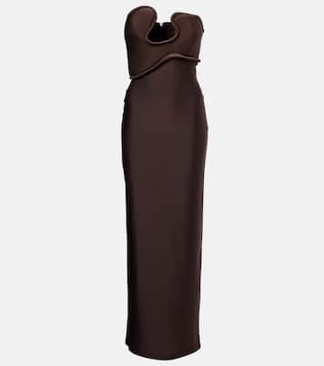 Waves strapless maxi dress | Adriana Degreas