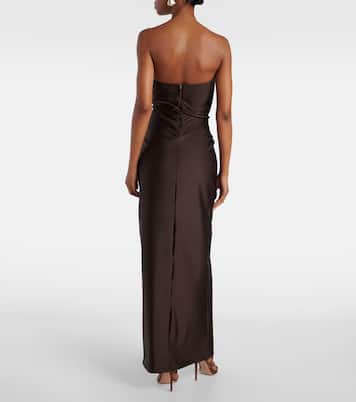 Waves strapless maxi dress | Adriana Degreas
