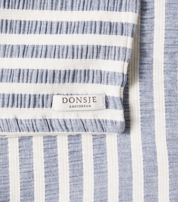 Striped cotton-blend shorts | Donsje