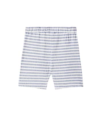 Striped cotton-blend shorts | Donsje