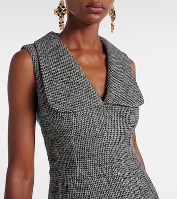 Midikleid aus einem Wollgemisch | Dolce&Gabbana