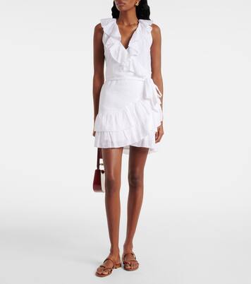 Molly open-back cotton wrap dress | Melissa Odabash