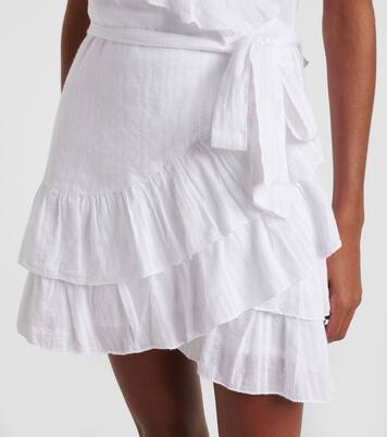 Molly open-back cotton wrap dress | Melissa Odabash