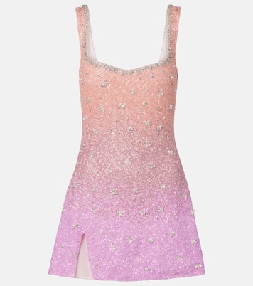 Verziertes Minikleid Crystal | Clio Peppiatt