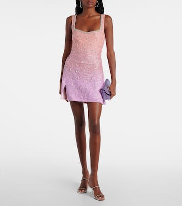 Verziertes Minikleid Crystal | Clio Peppiatt