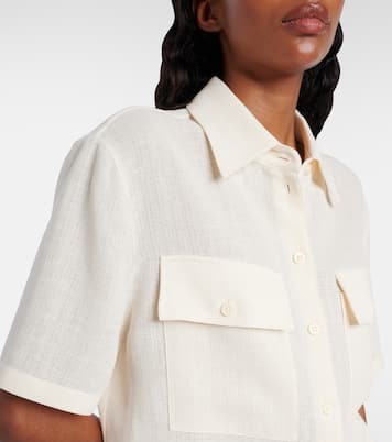 Hemd Shirley aus Leinen-Crêpe | Loro Piana