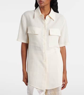 Hemd Shirley aus Leinen-Crêpe | Loro Piana
