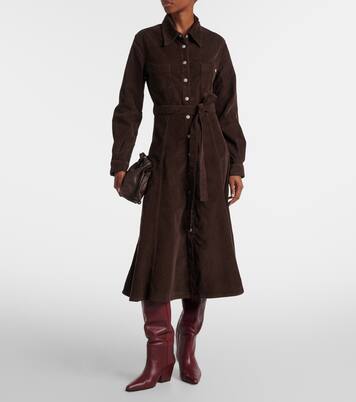 Hemdblusenkleid Marseille aus Cord | AG Jeans