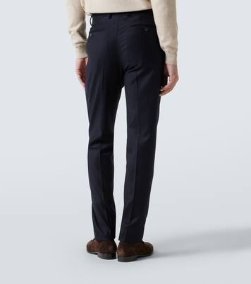 Pantalones rectos Carlo de lana y cachemir | Loro Piana