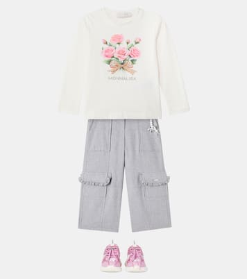 Verzierte Hose aus Fleece | Monnalisa