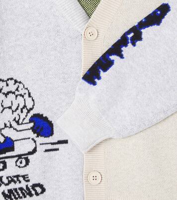 Burt jacquard cotton and wool cardigan | Molo