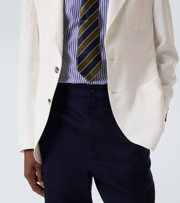 Cotton-blend tapered pants | Dunhill