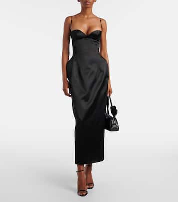 Robe midi en soie | Magda Butrym