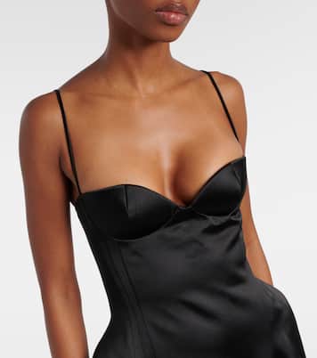 Robe midi en soie | Magda Butrym