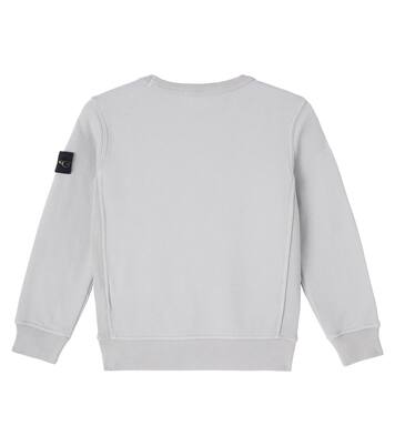 Compass cotton jersey sweatshirt | Stone Island Junior