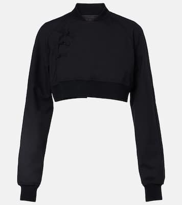 Cropped wool top | Noir Kei Ninomiya