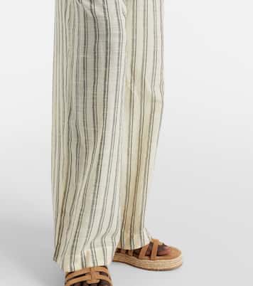 Josephine striped cotton wide-leg pants | Ulla Johnson